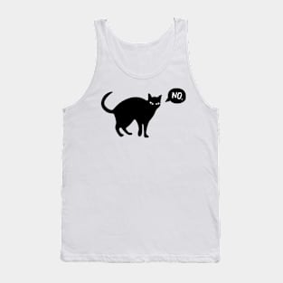 Cat Says No Tank Top